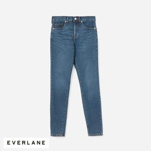 Everlane Authentic Stretch Mid-Rise Skinny Jean - Mid Blue, Sz 27